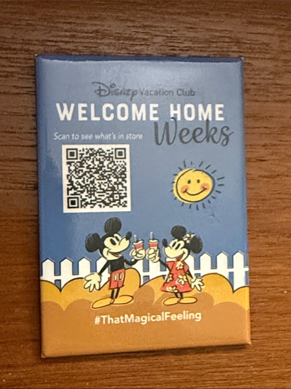 Welcome Home Dvc week pin
